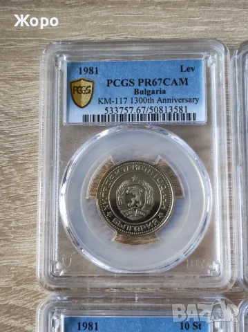 Пълен сет 1981 година България - Мат-гланц (пруф), снимка 10 - Нумизматика и бонистика - 48082608