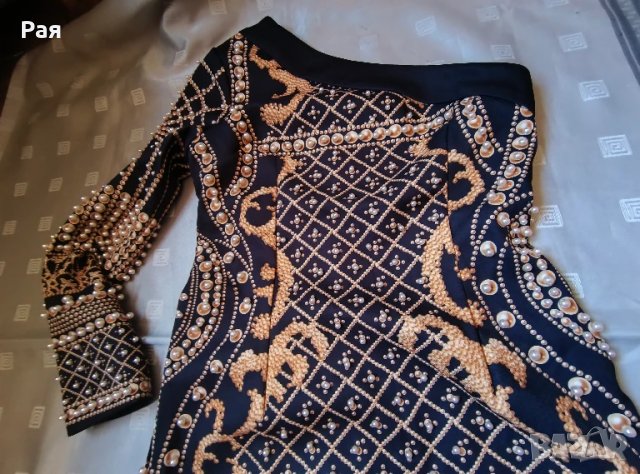 Перлена мини рокля Daya с едно рамо / Bellabarnett / Bella Barnett （BB), снимка 9 - Рокли - 50742276