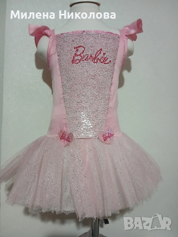 Рокля Barbie 6-7г, снимка 11 - Детски рокли и поли - 52240012