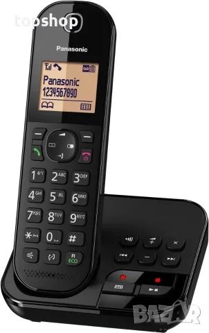 Чисто нов Безжичен телефон Panasonic KX-TGC 420GB с телефонен секретар 