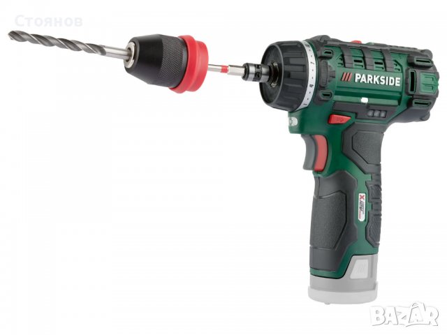 Винтоверт 12V Parkside; бат и зар.; Мини отвертка 3.6V 200-об/м, снимка 4 - Винтоверти - 38286429