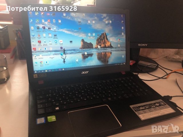Лаптоп Acer Aspire E15 (червен) Перфектен!, снимка 1 - Лаптопи за работа - 33973938