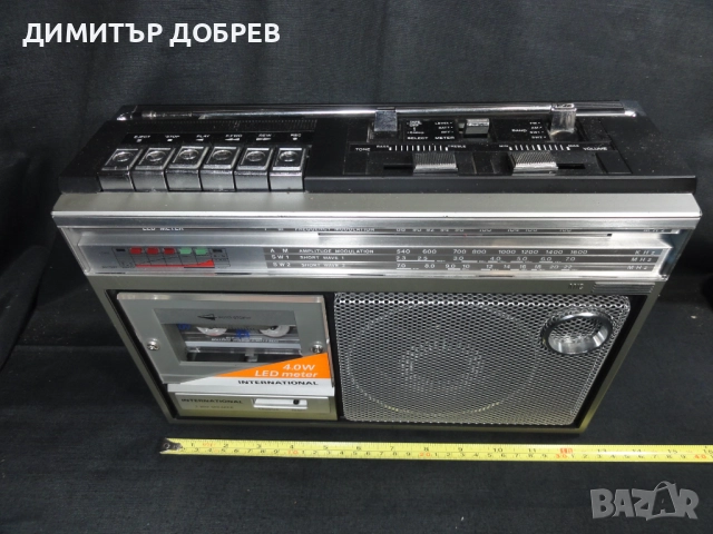 СТАР РЕТРО ТРАНЗИСТОР РАДИО КАСЕТОФОН INTERNATIONAL 7050, снимка 8 - Радиокасетофони, транзистори - 52549952