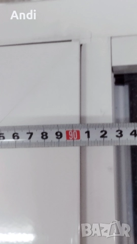 Алуминиевa вратa с касa, бяла със стъкла - лява  132/210см, снимка 14 - Дограми - 52829663