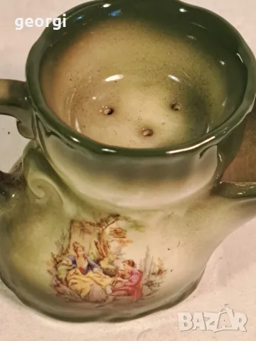 английски малък керамичен чайник Ромео и Жулиета 18/5, снимка 3 - Декорация за дома - 49262269