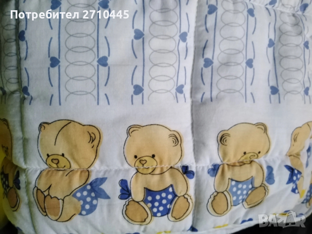 Обиколници, чаршаф и калъвка за детска кошара