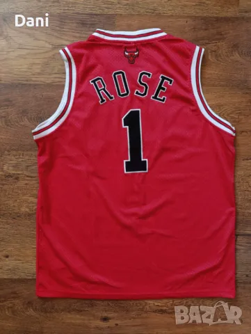 Chicago Bulls Derrick Rose NBA Потник Реплика, снимка 3 - Спортни дрехи, екипи - 50155760