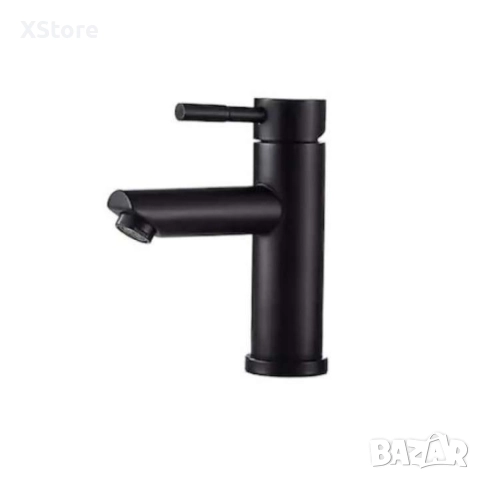 Смесител за мивка, неръждаема стомана , черен мат