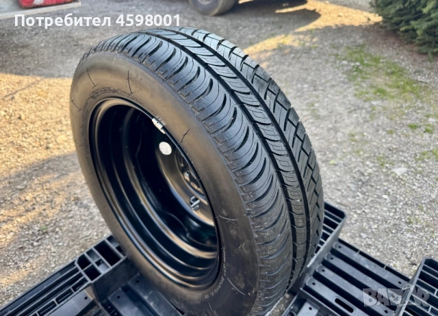 ЧИСТО НОВА Резервна гума Michelin+Джанта 15цола 5x100 за Subaru Legacy,Impreza, снимка 9 - Гуми и джанти - 53896115