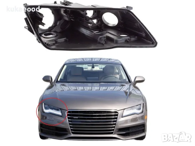 Основа (корпус) за фар на Audi A7 C7 Pre-Face Ксенон (2011-2014), снимка 2 - Части - 49918638