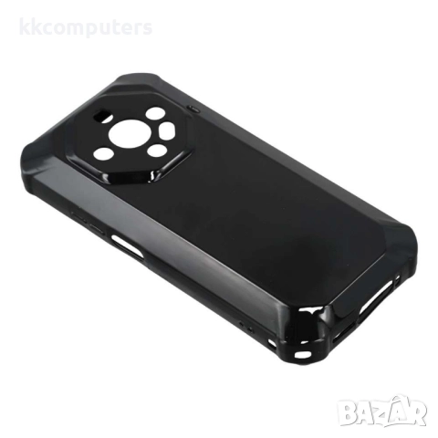 Калъф с протектор за Ulefone Armor X16 – мек TPU удароустойчив калъф, прозрачен или черен, снимка 2 - Резервни части за телефони - 52537907