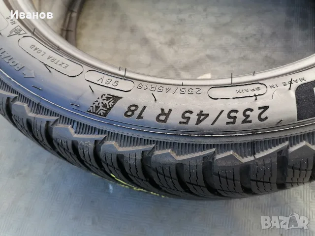 1 брой 235 45 18 Michelin pilot Alpin 5, снимка 2 - Гуми и джанти - 56315058