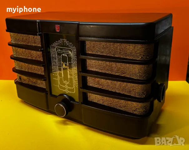 Антично Ретро Немско Радио Philips 215A / 1938 г., снимка 9 - Антикварни и старинни предмети - 49627981