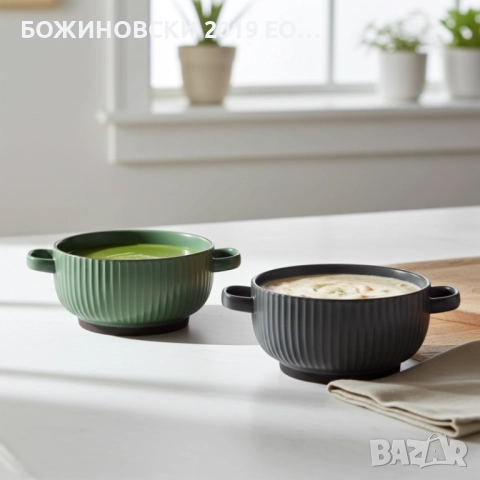 Серия керамика в скандинавски стил - купи с дръжки и лъжици, снимка 2 - Други - 52504116