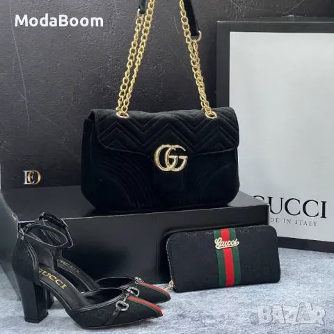 Gucci дамски комплекти, снимка 3 - Дамски елегантни обувки - 48180094