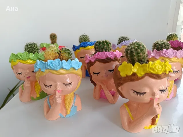 Малки кашпи с цвете , снимка 3 - Други - 49283936