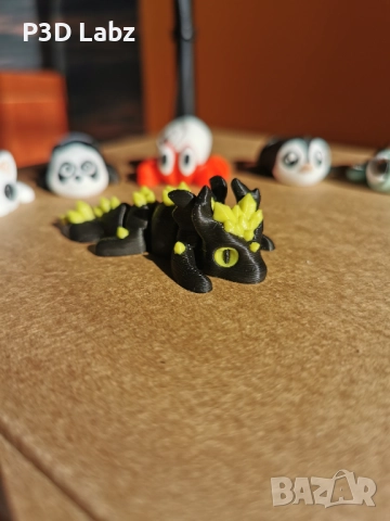 Комплект от 6 забавни 3D принтирани фигурки (Flexi), снимка 5 - Фигурки - 52510237