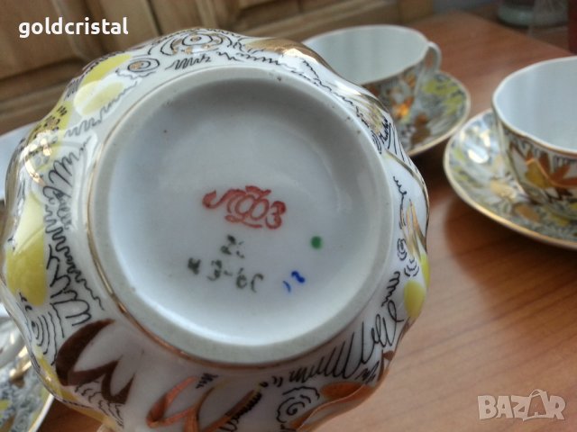 Руски порцелан чаши за чай , снимка 8 - Антикварни и старинни предмети - 38495199