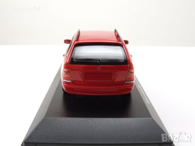 Mercedes C-Klasse T-Modell S203 Kombi 2001 - мащаб 1:43 Maxichamps моделът е нов в PVC дисплей-кейс, снимка 6 - Колекции - 40439228