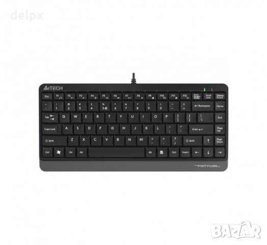 Клавиатура FK11, кирилица, мини, черна, USB, 1,5m