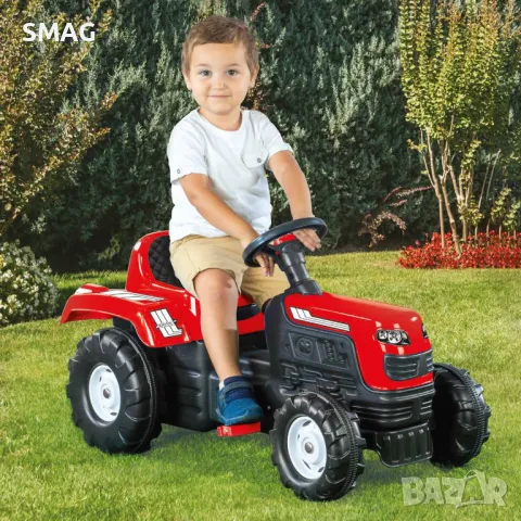 Трактор Червен 81,5х45х52см S_1239448, снимка 2 - Други - 48067809