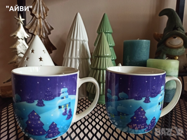 Коледни чаши milka, снимка 5 - Чаши - 52617719