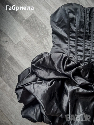 Нова къса кукленска рокля в черно, снимка 2 - Рокли - 53977800