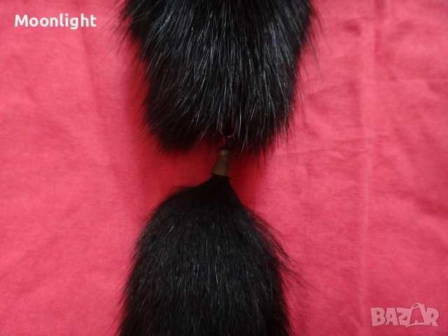 Ретро ключодържател/аксесоар/висулка от естествен косъм, снимка 8 - Антикварни и старинни предмети - 53123261