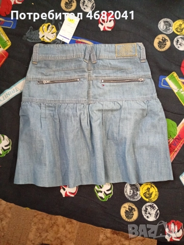 Дънкова пола , снимка 2 - Поли - 52857140