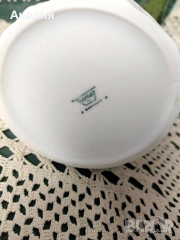 Ваза бисквитен порцелан Thomas Rosenthal Bavaria , снимка 6 - Вази - 54177459