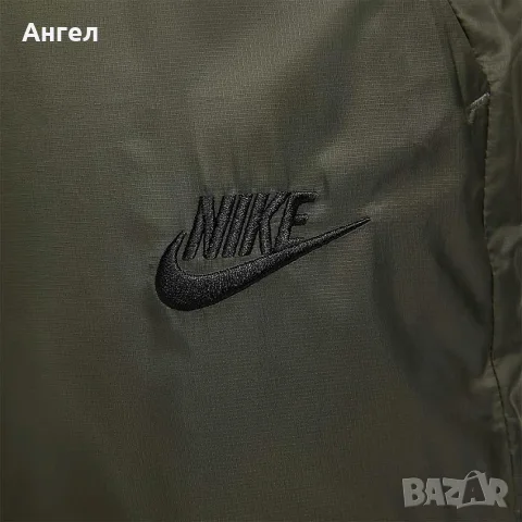 МЪЖКО ДОЛНИЩЕ NIKE TCH WVN LND PANT КАФЯВО-ЗЕЛЕНО, снимка 4 - Спортни дрехи, екипи - 55904518