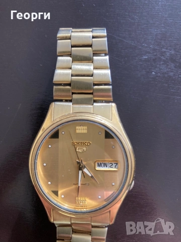Мъжки японски автоматичен Seiko , снимка 2 - Мъжки - 53369690