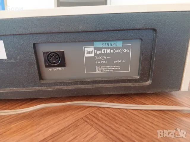 DUAL CT 18 Стерео тунер, снимка 10 - Радиокасетофони, транзистори - 47654203
