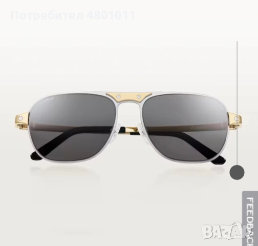 Cartier Santos слънчеви очила, снимка 2 - Слънчеви и диоптрични очила - 54239944