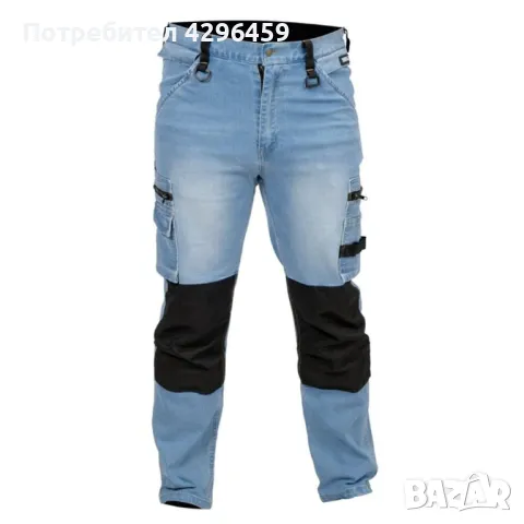 Работен панталон Дънков, еластичен YATO JEANS WORK / S - 2XL, снимка 4 - Панталони - 48064813