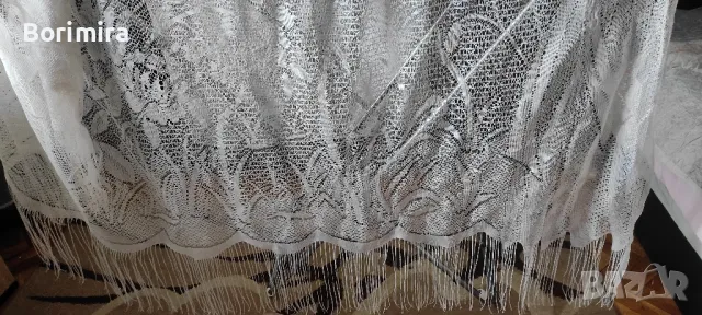 Дантелено перде 280/ 140, снимка 3 - Пердета и завеси - 48985580