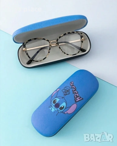 Твърд калъф за очила Lilo and Stitch Детски калъф Лило и Стич 