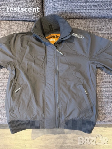 Мъжко яке тип ветровка Men’s Superdry Windbreaker Jacket – XXL черно и оранжево, снимка 12 - Якета - 54325284