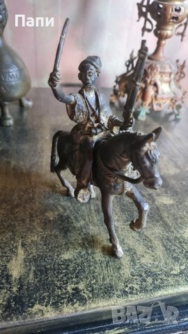 Бронзов африкански войн от средата на 20-ти век., снимка 2 - Други ценни предмети - 42768137