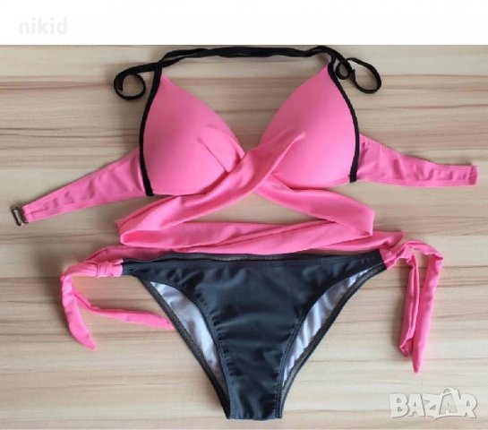 Кръстосан дамски бански комплект сет , снимка 2 - Бански костюми - 29739948