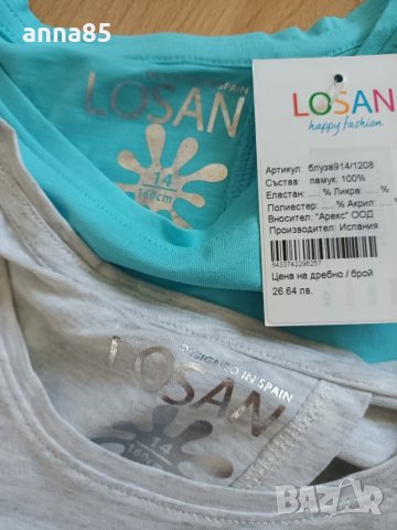 Нови тениски с отворен гръб 160 см, снимка 4 - Детски тениски и потници - 37239750