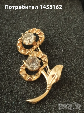 Руска старинна брошка