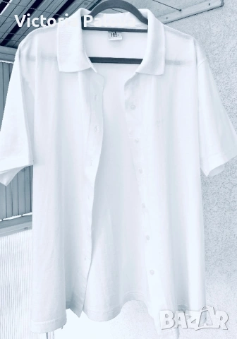 Качествена бяла риза с яка – модерна алтернатива на тениска, Германия, снимка 4 - Ризи - 54010352