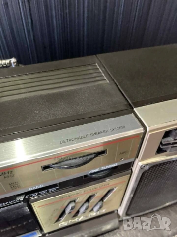 SHARP WF-339Z(G) gold edition VINTAGE RETRO BOOMBOX Ghetto Blaster радио касетофон, снимка 6 - Радиокасетофони, транзистори - 54133605
