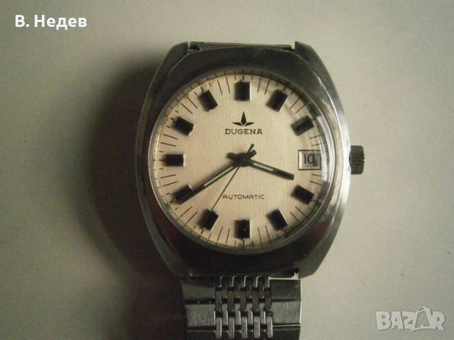 DUGENA, automatic, 36,5 mm, PUW 1561, 25 jewels, Pfortzheimer, Germany