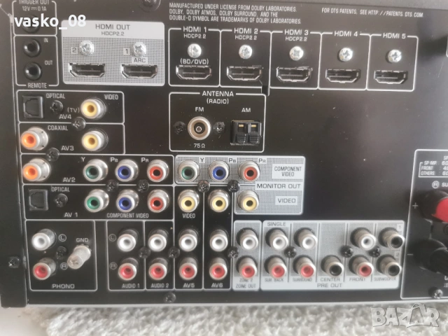 Yamaha RX V 781, 4k, Dolby Atmos, WI FI, Bluetooth, MusicCast, снимка 8 - Ресийвъри, усилватели, смесителни пултове - 54312591