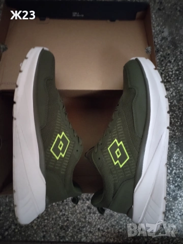 Мъжки спортни маратонки LOTTO – зелени, размер 44 EU , снимка 3 - Маратонки - 53292163