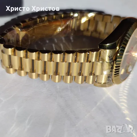 Мъжки луксозен часовник Rolex Day-Date 228238 Yellow Gold Champagne Roman

, снимка 5 - Мъжки - 47629126