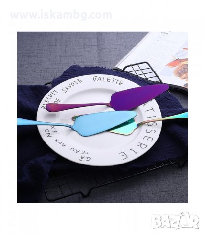 МЕТАЛНА ЛОПАТКА ЗА СЕРВИРАНЕ НА ТОРТА - код 3037, снимка 8 - Прибори за хранене, готвене и сервиране - 33897555