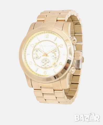 Чисто нов мъжки часовник Michael Kors Chronograph, жълт цвят